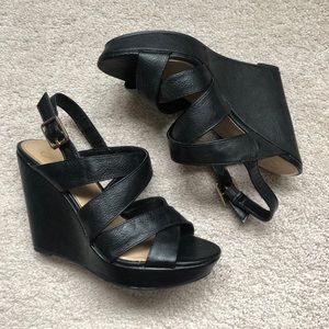 Strappy Wedge Heels
